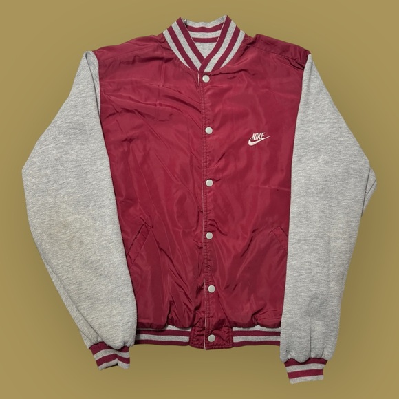 Vintage 90’s Nike Satin Reversible Varsity Jacket - Picture 3 of 13